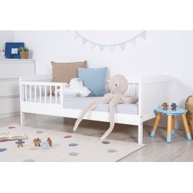 White Junior Children's Bed - 160 x 70 cm, Ourbaby