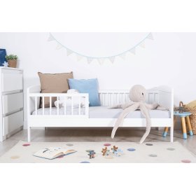 Children's bed Junior white 160x70 cm