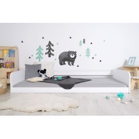 Wooden bed Sia 180 x 80 cm - white, Ourbaby