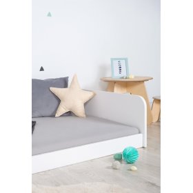 Montessori wooden bed Sia - white