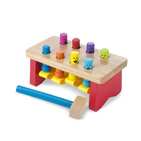Pound-a-Peg Jumping Pegs - Hammering Toy Melissa and Doug