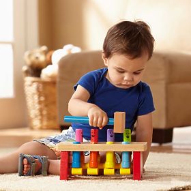 Pound-a-Peg Jumping Pegs - Hammering Toy Melissa and Doug