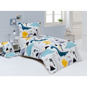 Children's bedding Dinosaurs - 140 x 200 cm + 70 x 90 cm, Matějovský