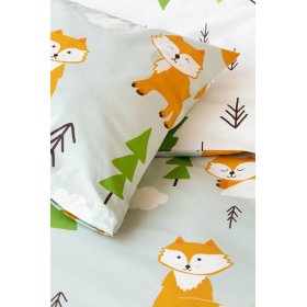 Children's bedding Matějovský 140x200 + 70x90 - Foxes, Matějovský
