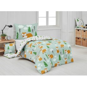 Children's bedding Matějovský 140x200 + 70x90 - Foxes, Matějovský