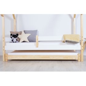 Pull-out Vario extra bed with foam mattress - natural