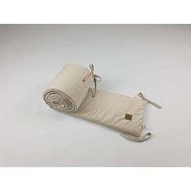 Protective Crib Bumper - Beige