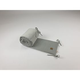 Protective Crib Bumper - Light Gray, TOLO