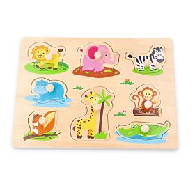Puzzle with Handles Jungle Friends