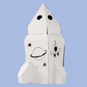 MINI cardboard rocket, Tektorado