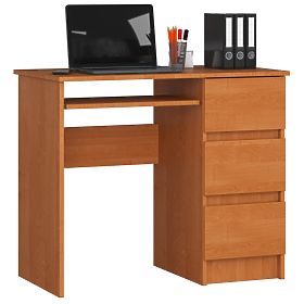 RIGHT-SIDED DESK A-6 CLP ALDER