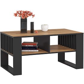 ROCKFORD COFFEE TABLE CRAFT OAK / BLACK