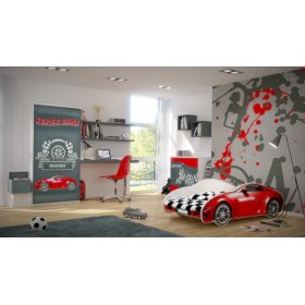 S-CAR car bed - red, BabyBoo
