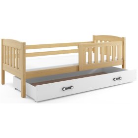 Children's bed Exclusive natural graphite detail