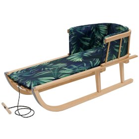 Wooden sled with padding - Tropical, CHILL