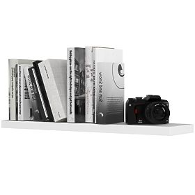 SHELF PS-4 80cm WHITE