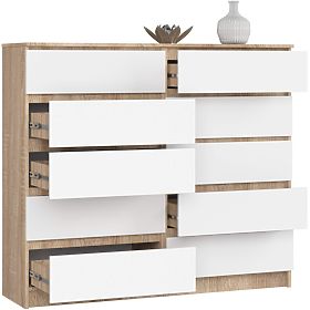 SIDEBOARD K140 10SZ CLP PK OAK SONOMA / WHITE