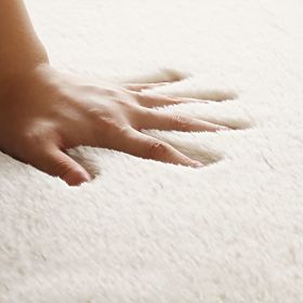 Silk Carpet Rabbit - White Ecru