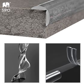 SIPO Protective Edge Tape for Furniture, Transparent - 1pc