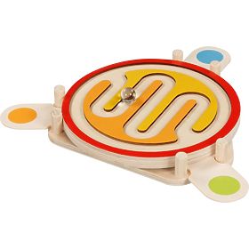 Skill Game Labyrinth with Marbles