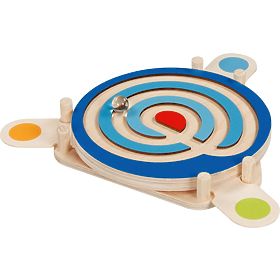 Skill Game Labyrinth with Marbles