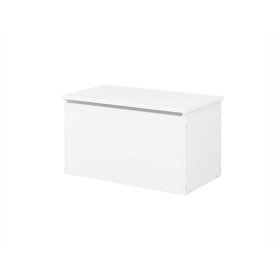 Wooden chest for LULU toys - smooth white, BabyBoo