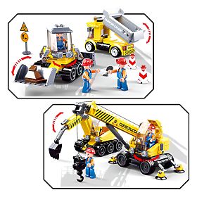 Sluban Town Builders Construction Set M38-B0810 - Construction Site