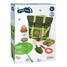 small foot Backpack with Accessories for Explorers Discover
