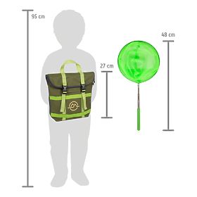 small foot Backpack with Accessories for Explorers Discover, small foot