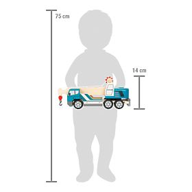 small foot Cargo Crane with Pallet