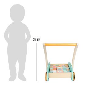 small foot Cart with Blocks