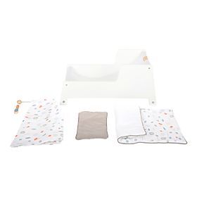small foot Doll Cradle Little Button