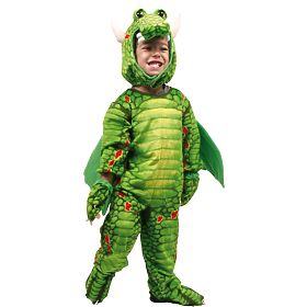 small foot Dragon Costume Green, small foot