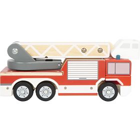 small foot Fire Truck with Rotating Ladder