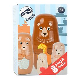 Small Foot Matryoshka bear family