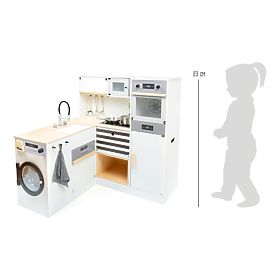 small foot Modular Wooden Kitchen XL, small foot
