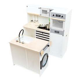 small foot Modular Wooden Kitchen XL, small foot