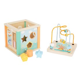 Small Foot Motor cube in pastel colors