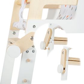 small foot Multifunctional Doll High Chair Little Button, small foot