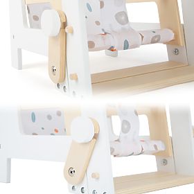 small foot Multifunctional Doll High Chair Little Button