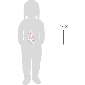 small foot Music Box Pink Carousel with Horses