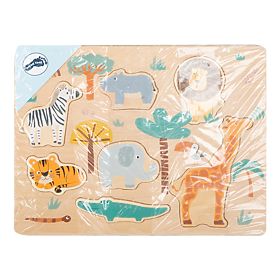 Small Foot Insert wooden puzzle Safari