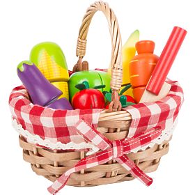 small foot Shopping Cart with Vegetables, small foot