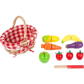 small foot Shopping Cart with Vegetables