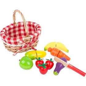 small foot Shopping Cart with Vegetables, small foot
