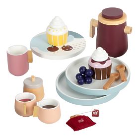 small foot Tea and Coffee Set Tasty