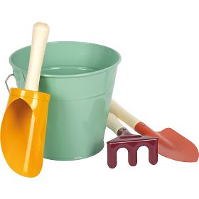 small foot Tiny Garden Garden Tool Set with Bucket, small foot
