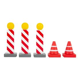 small foot Traffic Signs Set of 25 Pieces