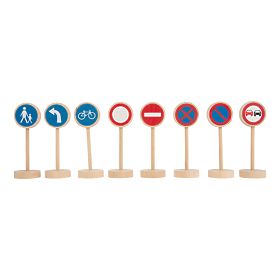 small foot Traffic Signs Set of 25 Pieces