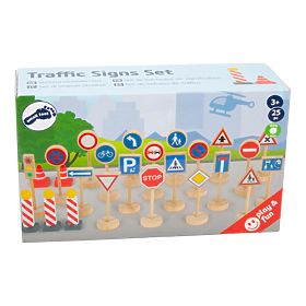 small foot Traffic Signs Set of 25 Pieces